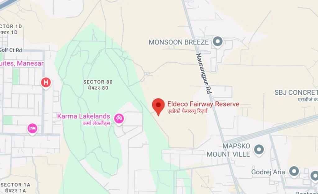 Eldeco Fairway Reserve Location