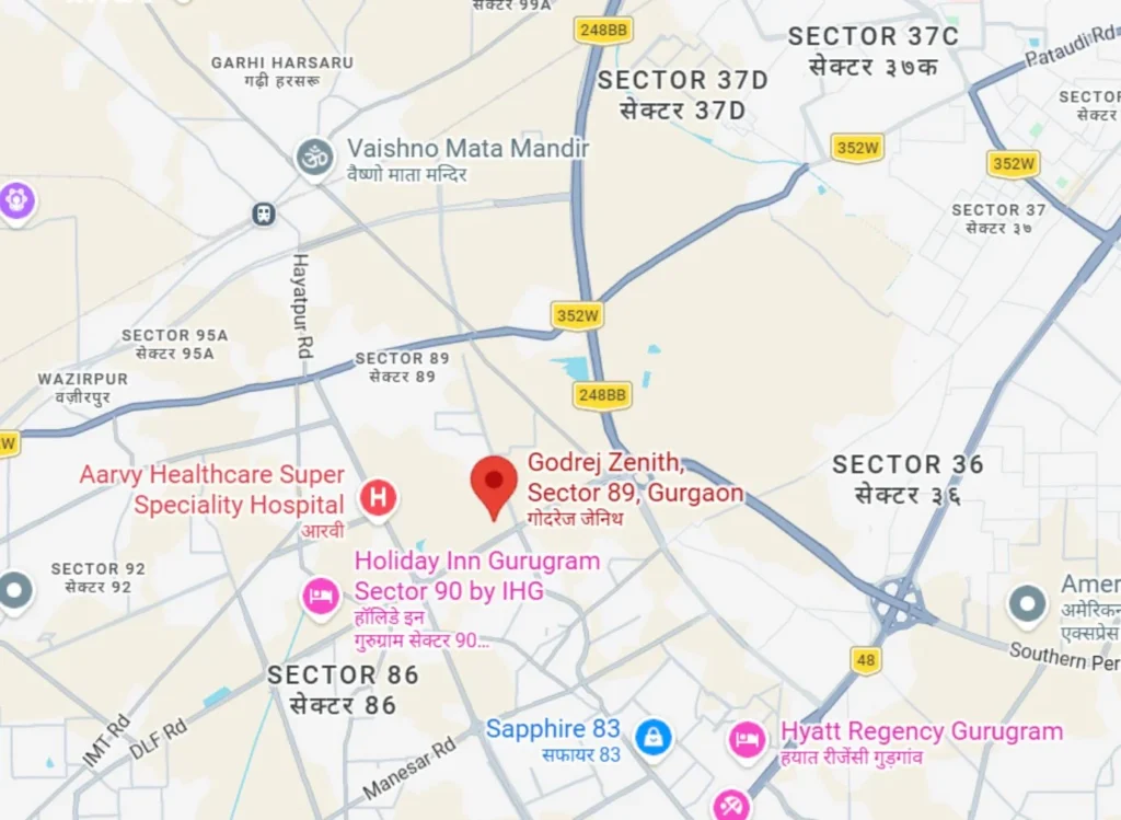 Godrej Zenith Location