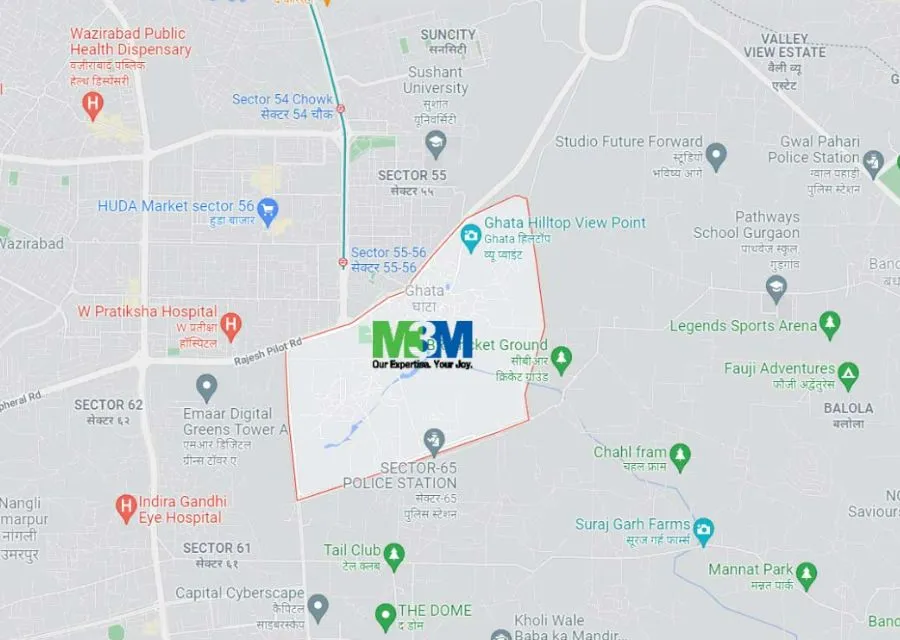 M3M Brabus Residences Location